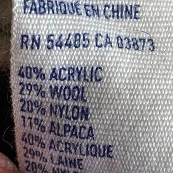 American Eagle Sweater Pullover Medium Nordic Fair Isle Black Snowflake Wool - Picture 4 of 4